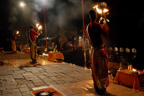 Pashupatinath Aarti Tour 3 horas à noite