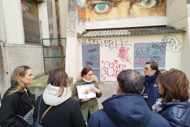 Lione: Arte di strada nel quartiere Croix Rousse