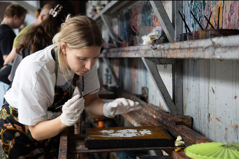 Cykla till Plaosan-templet, lokal industri och batikkonsttur