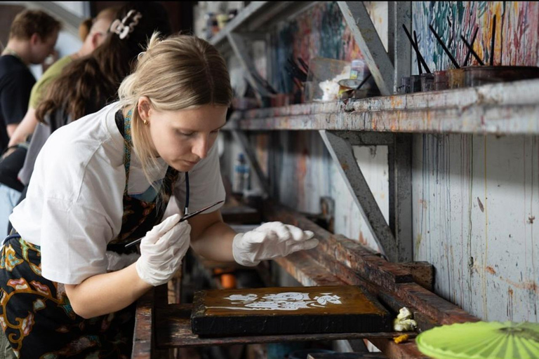 Cykla till Plaosan-templet, lokal industri och batikkonsttur