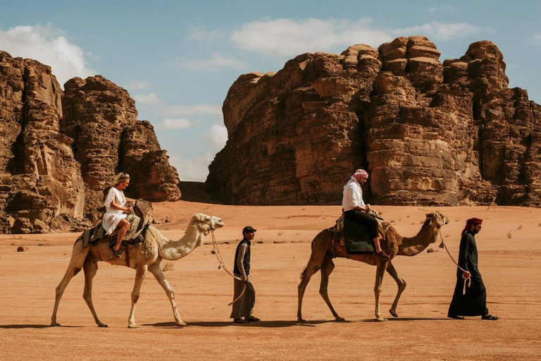 From Amman: Petra, Wadi Rum & Dead Sea 2 days private tour With Accommodation