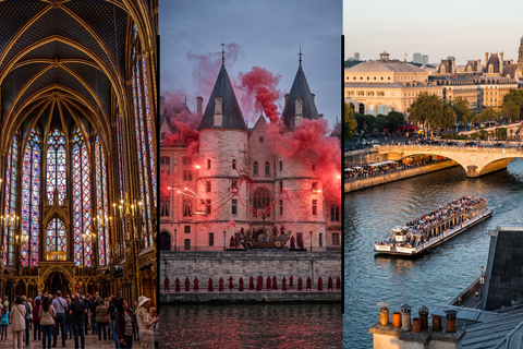 Saint-Chapelle Entry Combo:Conciergerie & Seine River Cruise Sainte-Chapelle + Conciergerie