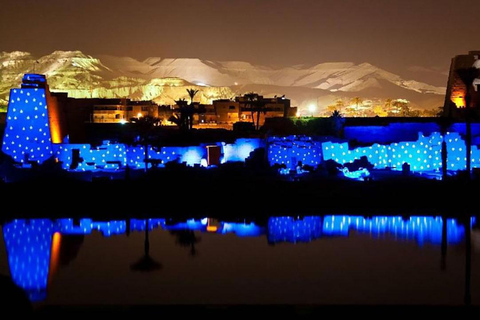 Billet QR pour le spectacle son et lumière du temple de Karnak avec transfert