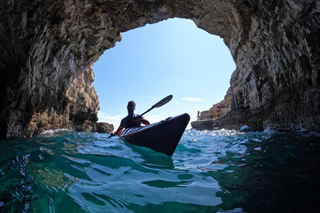 Pula: Kayaking, Snorkeling, cliff jumping Tour with Wetsuit