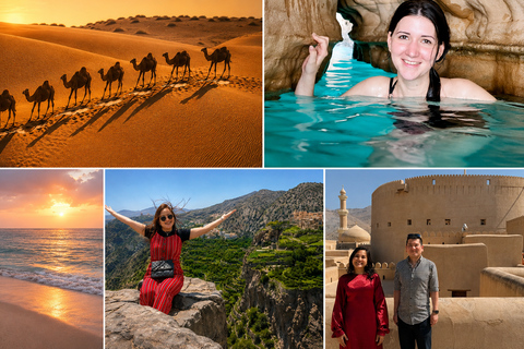 Muscat: 3-Day Oman Highlights Tour – Beach, Desert, Mountain