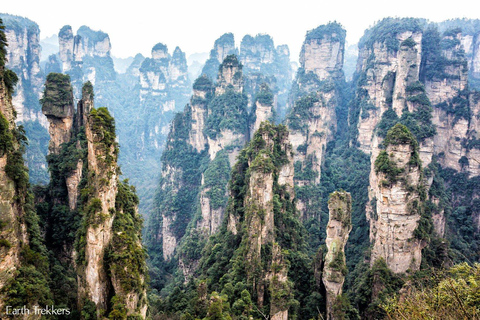 Zhangjiajie: passeggiata nel cielo della montagna di Tianmen e ponte di vetro