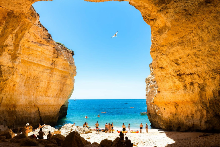Lisbon: Day Trip to Algarve Benagil Caves, Cliffs &Boat Tour Private Tour with Boat Trip Excluded