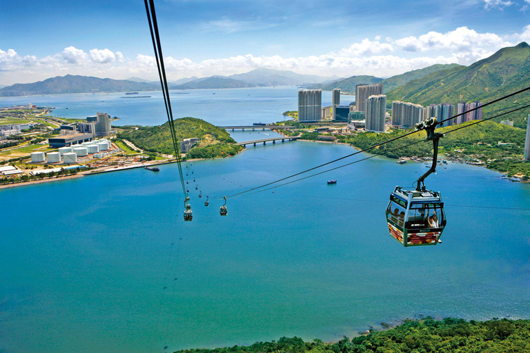 Hong Kong Ngong Ping 360 kabelbaan ticket met transferOphaalservice vanaf je hotel + Crystal Cabin retour ticket