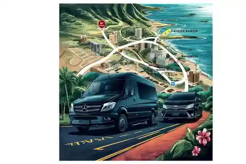 Round-trip Private Transfer Kualoa Ranch And Waikiki Hotel