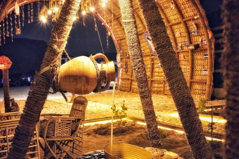 From Cairo: Desert night, Bedouin dinner, coffee & show