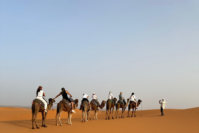 Marrakech to Fes 3 day Desert Tour Camel & luxury Tente Marrakech to Fes 3 day Desert Tour Standard Desert Tents