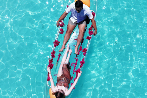 Zanzibar Premium Kayak and Jet Ski with Drone Photos and Videos + Pick-up Zanzibar Transparent Kayak ONLY with Drone Video and Photo, no transfer