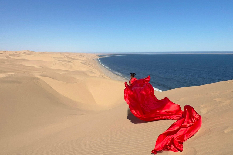 Swakopmund: Flying Dress Photoshoot in the Desert