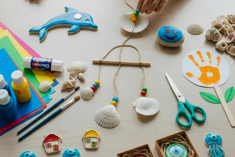Thessaloniki: Make Your Own Handmade Souvenir & Drink Wine
