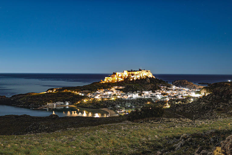 Rhodes : Lindos la nuit - Visite en bus avec temps libre pour explorer