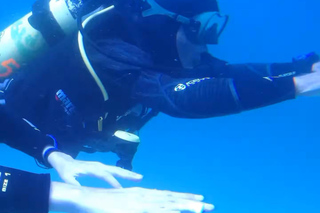 My first scuba dive into the Ocean from Sao Miguel