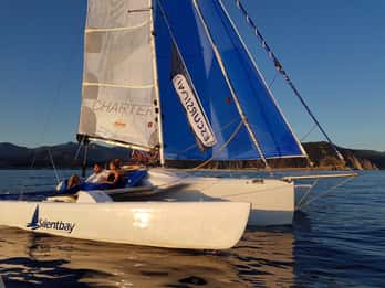 Sestri Levante: Passeio de trimarã ao pôr do sol