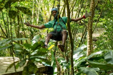 Sainte-Lucie : Safari Jeep et aventure en zipline