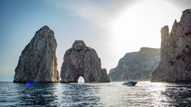 Amalfi Coast - Capri: full day private boat tour (8 meters)