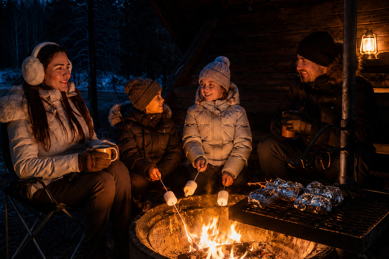 Rovaniemi: Forest Elf Treasure Hunt & Campfire Adventure