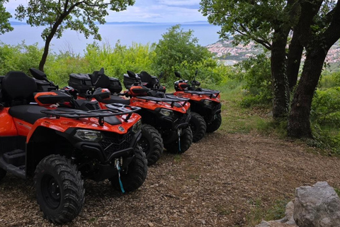 SPLIT(Podstrana):Tour guidato in ATV Gornja Podstrana e cavalliTOUR DEL DOPPIO CICLISTA