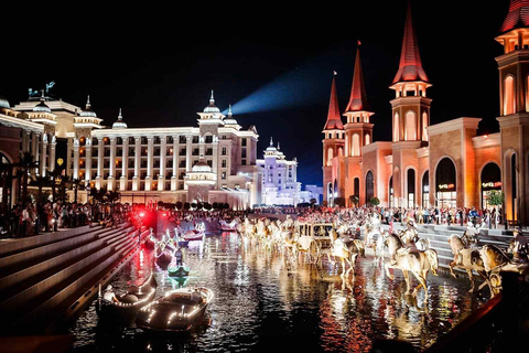 Alanya: Land of Legends Night Tour, Shopping, & Transfer Land of Legends Night Show, Shopping Without Transfer