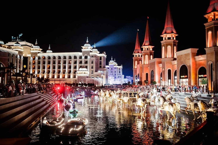 Alanya: Land of Legends Night Tour, Shopping, & Transfer Side: Land of Legends Night Show, Shopping, & Transfer