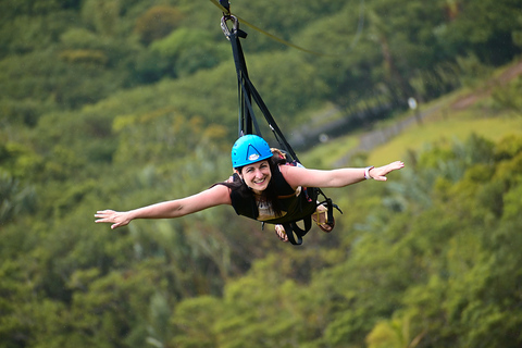 Mauritius:La Vallee des Couleurs, La Vallee Extreme Tour Zip