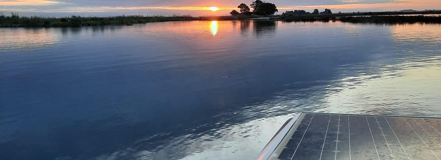 Tour en bateau solaire le long du Salgado da Ria de Aveiro