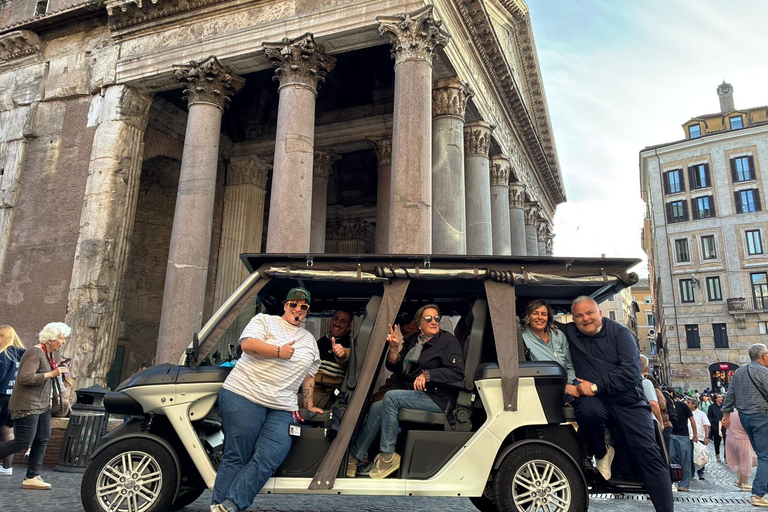 Rome: Private Golf Cart Tour with Driver 2,5 h - Private Panoramic Golf Cart Tour - 2 people