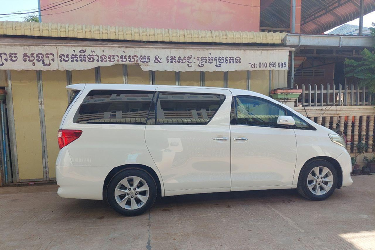 Private Transfer from Siem Reap to Phnom Penh Toyota Alphard