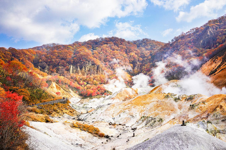 Hokkaido Noboribetsu Toya-ko Otaru Dagvullende tourOostelijk hotel Sapporo