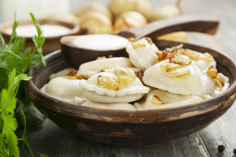 Warsaw: Traditional Pierogi Dinner with Beer