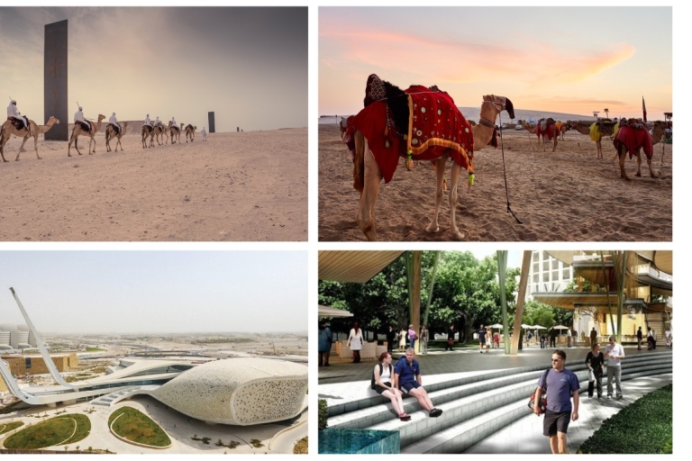Journée complète privée à l'ouest du Qatar et visite de la ville de l'éducation