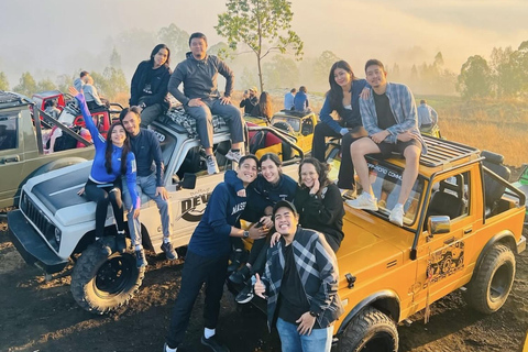 Mount Batur Jeep Sunrise, Hot Spring & Akasa cafe Jeep sunrise + hot spring (with hotel transfer)
