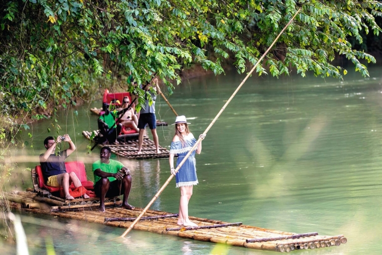 Jamaica: Martha Brae Rafting & Luminous Lagoon Tour From Ocho Rios