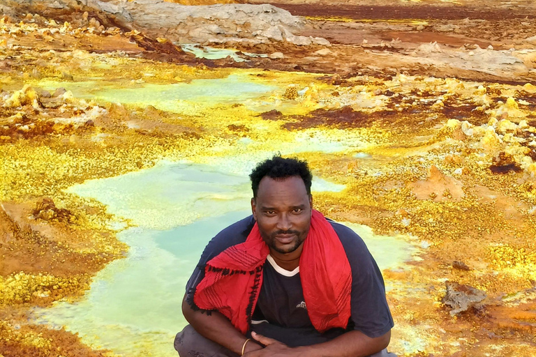 Mekele: 3-dniowa wycieczka do depresji Danakil i „Velcano”.