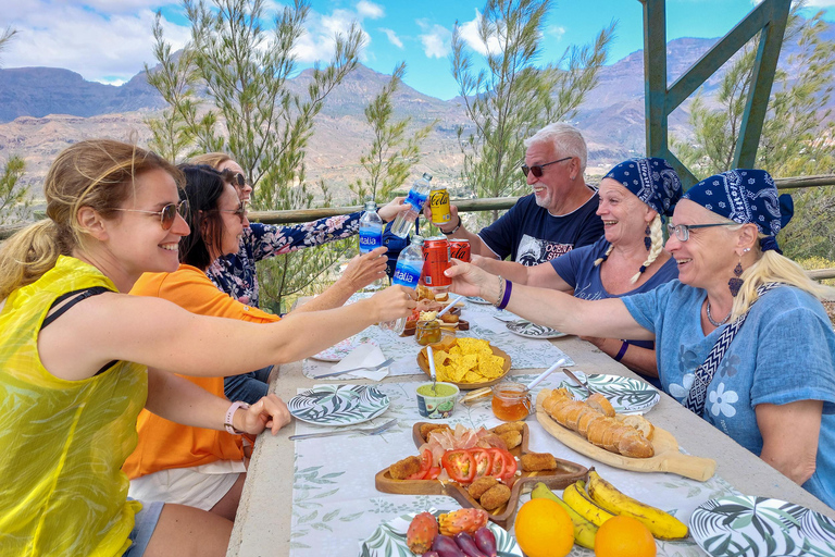 Gran Canaria Grot, Oase, Rode Kloof Avontuur &amp; Gezellige PicknickGran Canaria Ontdekkingsreis met Tapas Picknick