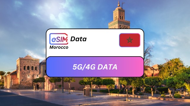 Marrakech: Marokko eSIM Roaming Data voor Reizigers