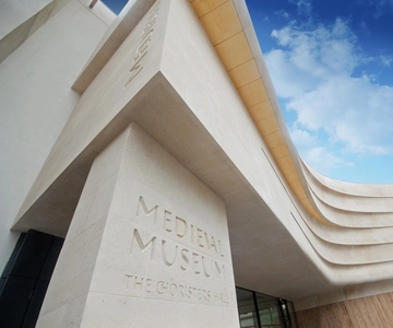 Inträdesbiljett till medeltidsmuseum