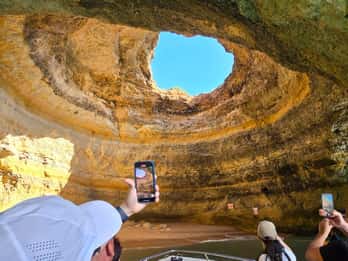 Fra Faro: Båttur til Benagil-hulen og Praia da Marinha