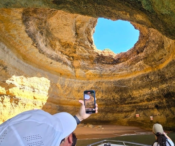 Von Faro aus: Bootsfahrt zur Benagil-Höhle & Praia da Marinha
