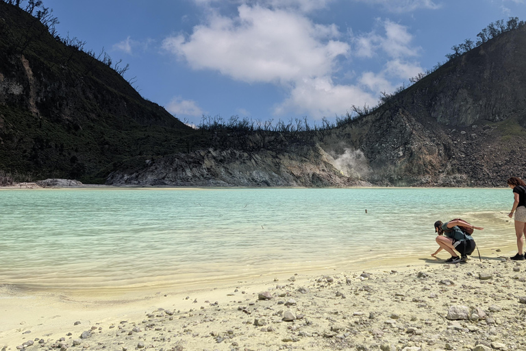 Bandung: White Crater, Scenic Tea Plantations & Hot Spring Open Tour: White Crater & Surroundings areas. with Tickets