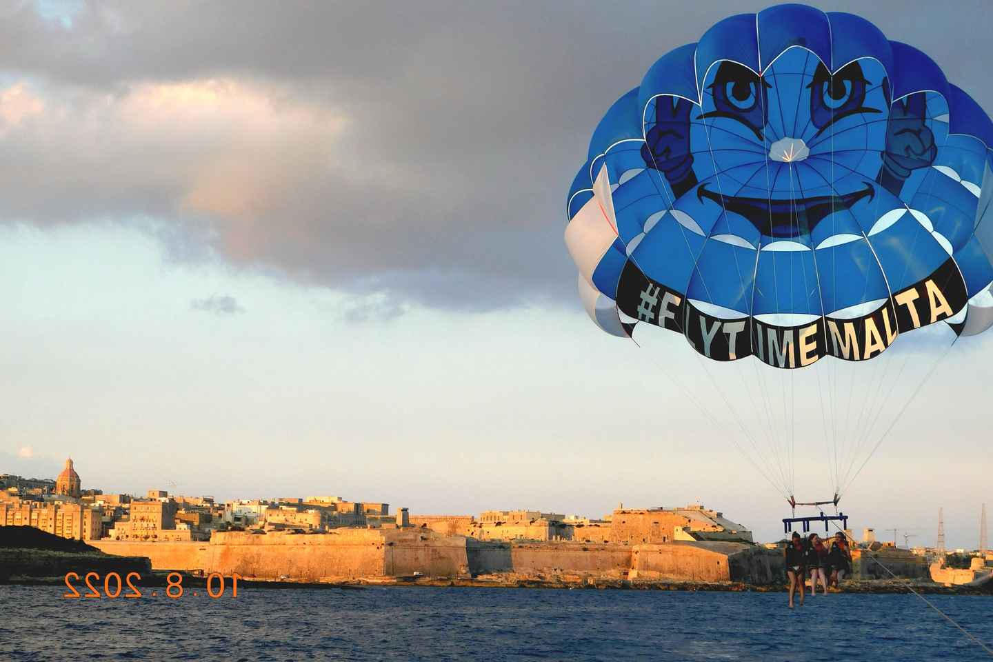 Malte : Parachute ascensionnel avec photos et vidéos offertes