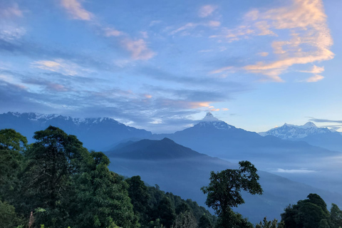 Pokhara: dagwandeling naar het Australische kamp en het dorp Dhampus