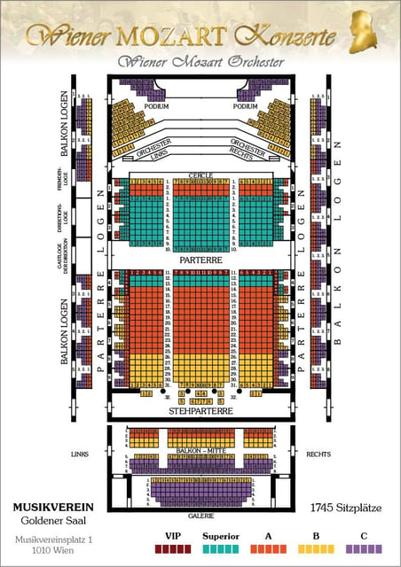 Vienna: Concerto Di Mozart Nella Sala Dorata | GetYourGuide