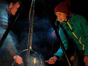 Zermatt: Diversión con fondue al aire libre "Experiencia bajo las estrellas"
