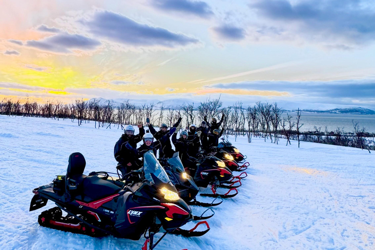 From Tromsø: Lyngen Alps Guided Snowmobile Tour