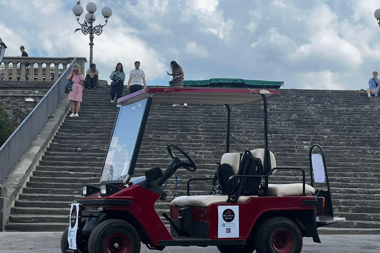 Florence: Private Guided Golf Cart Tour Senza Piazzale Michelangelo. Tour 1 ora.