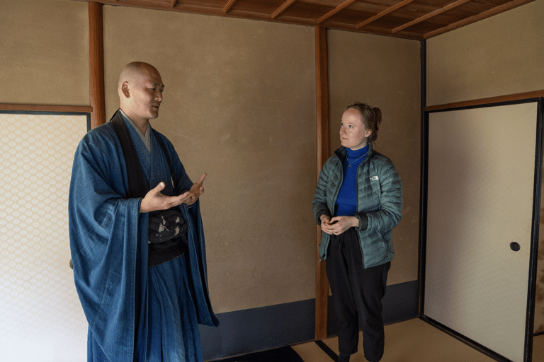 Kyoto: Meditação zen em um templo particular com um monge